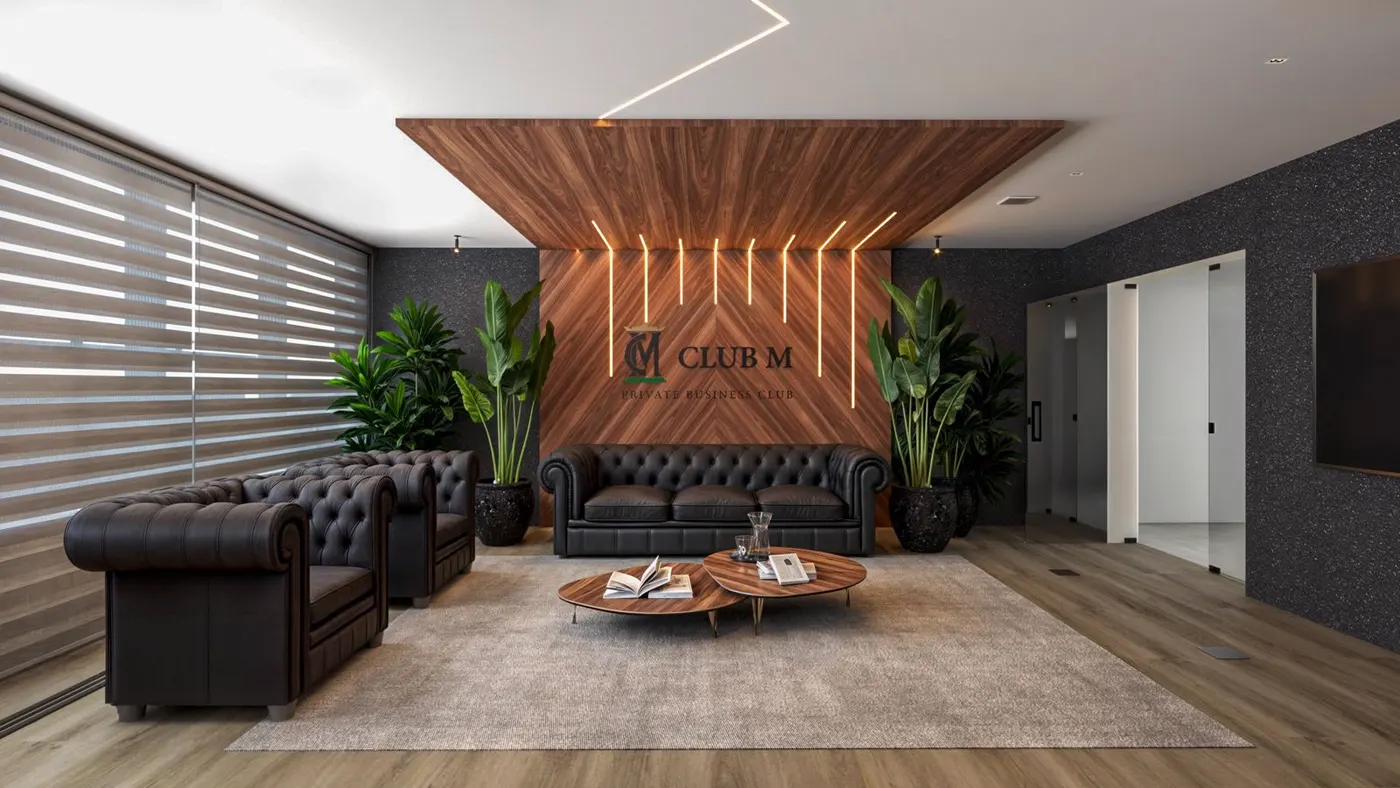 Club M Brasil · Recepção e lounge
